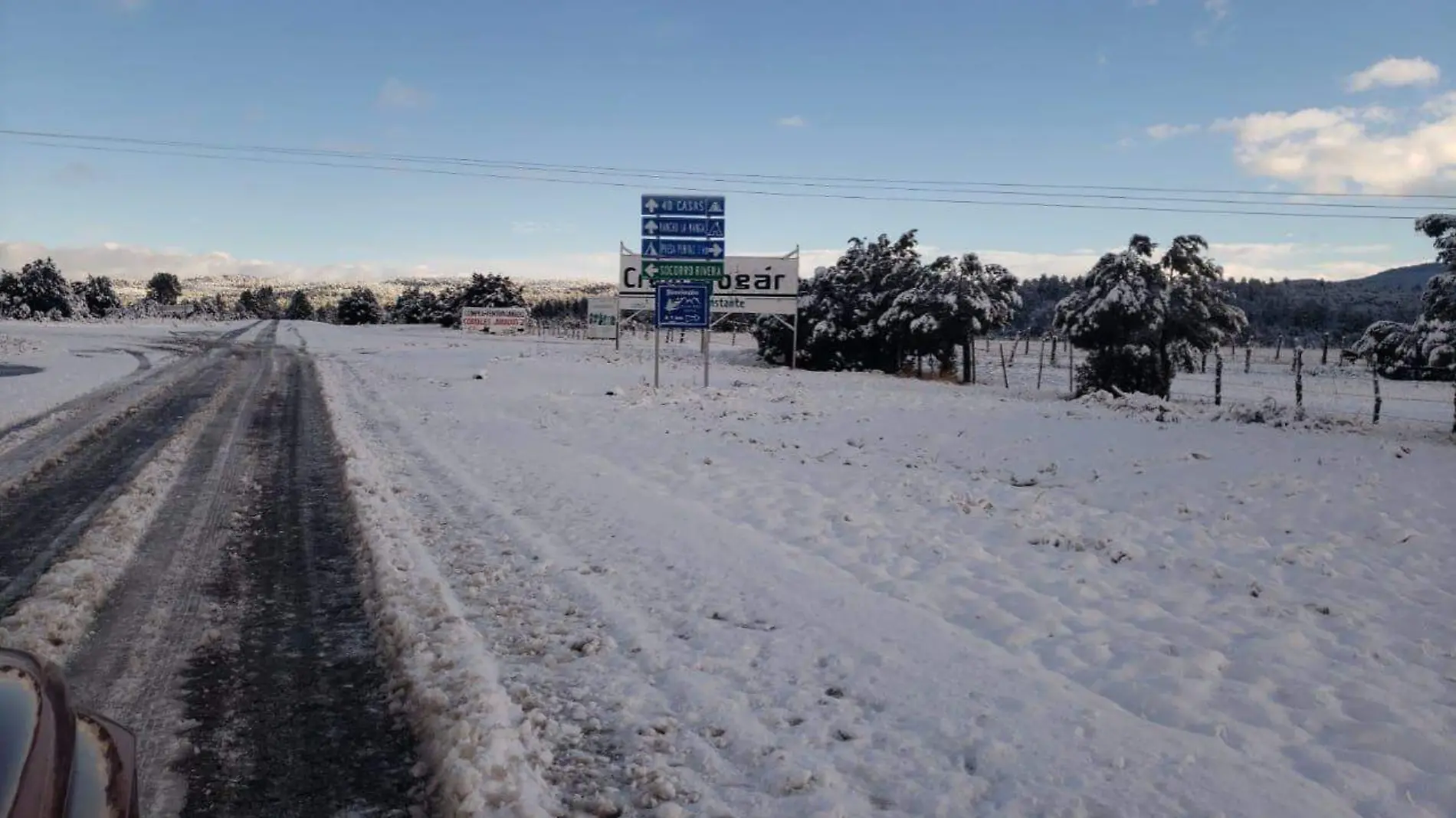 carretera nieve